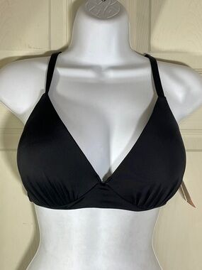 Shade & Shore Black Swim Triangle Top
